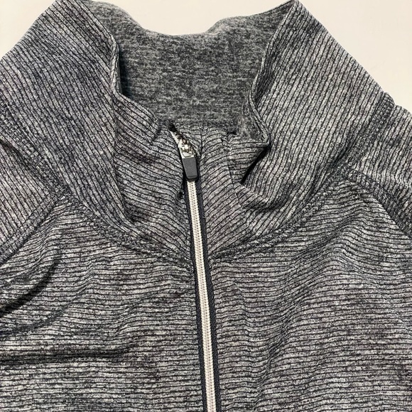 Women's Black/Gray Danskin Now Track Jacket Running Gym Athletic Half Zip Top M - Picture 7 of 11